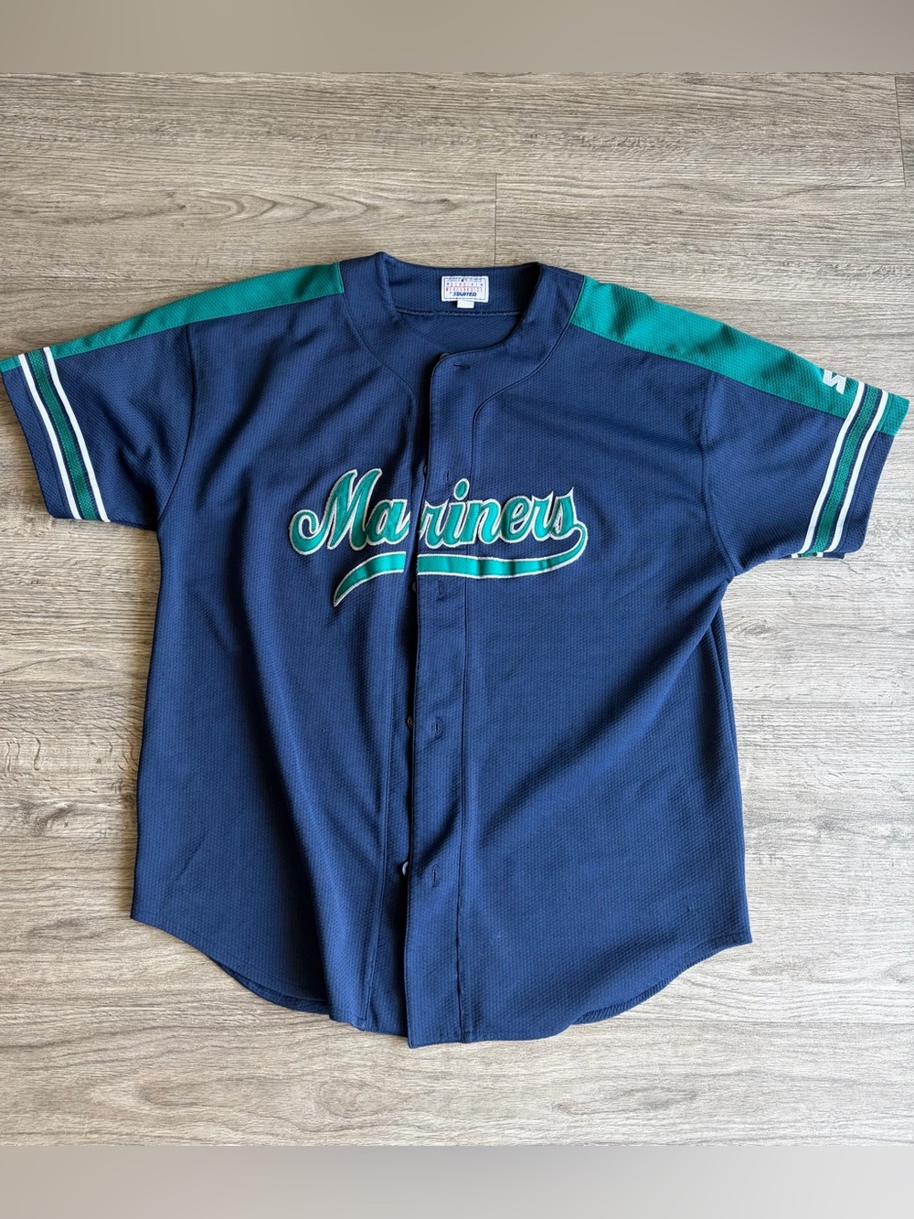 Mariners starter Navy & Teal Baseball Jersey